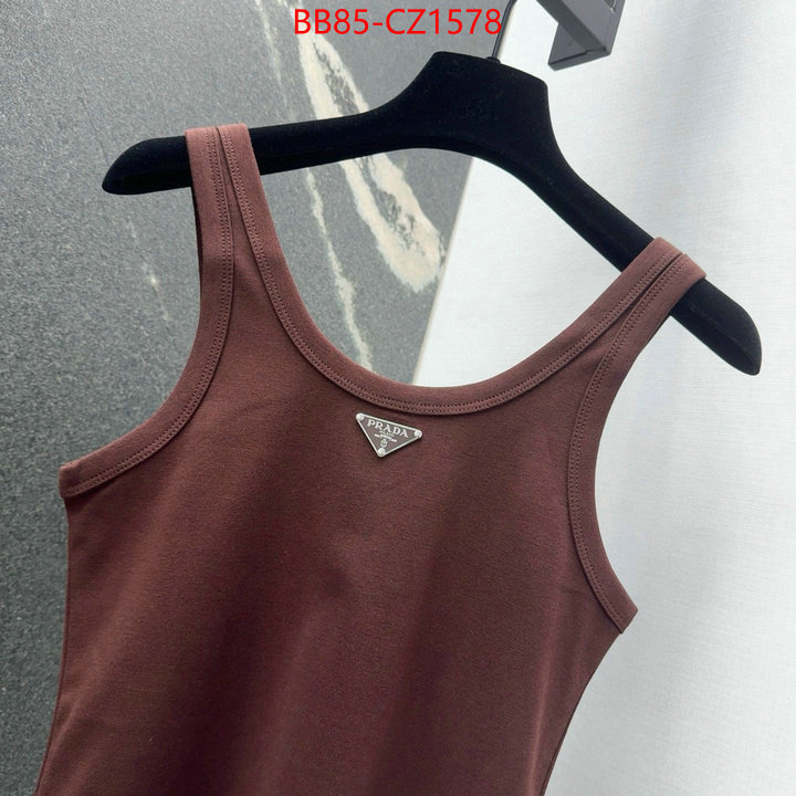 Clothing-Prada wholesale replica shop ID: CZ1578 $: 85USD