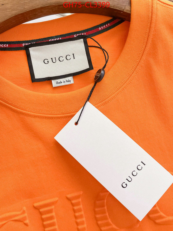 Clothing-Gucci luxury cheap replica ID: CL3399 $: 75USD