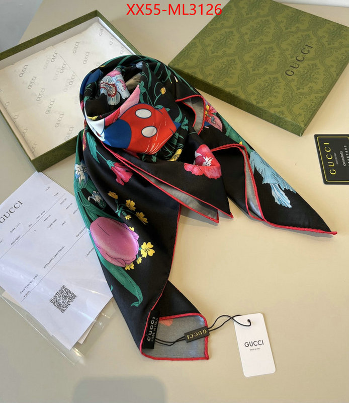 Scarf-Gucci designer ID: ML3126 $: 55USD