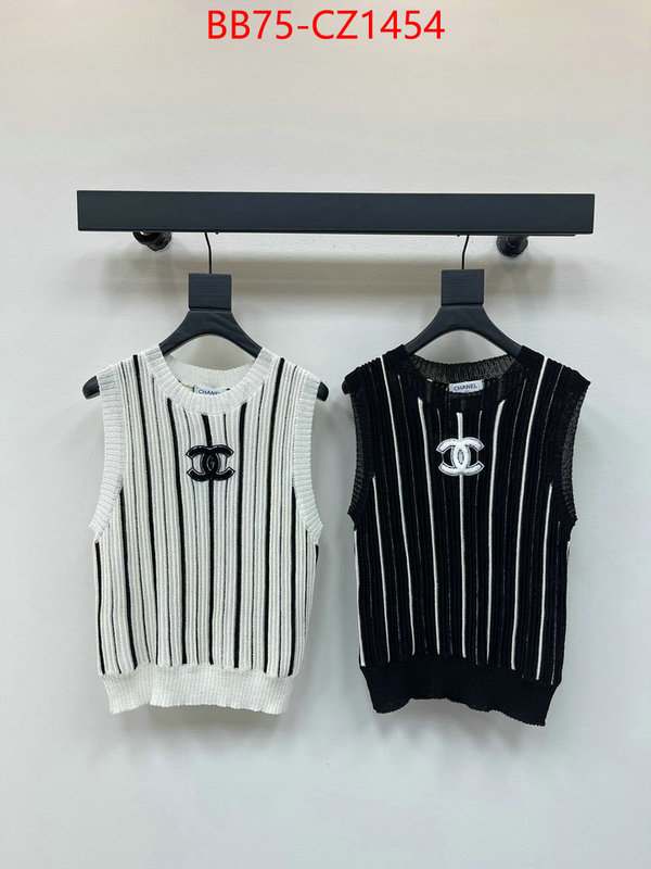 Clothing-Chanel top perfect fake ID: CZ1454 $: 75USD