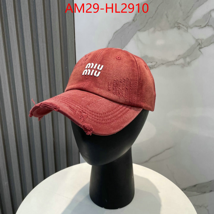 Cap(Hat)-Miu Miu best website for replica ID: HL2910 $: 29USD