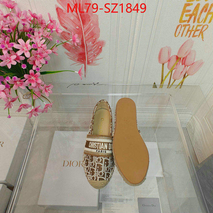 Women Shoes-Dior for sale online ID: SZ1849 $: 79USD