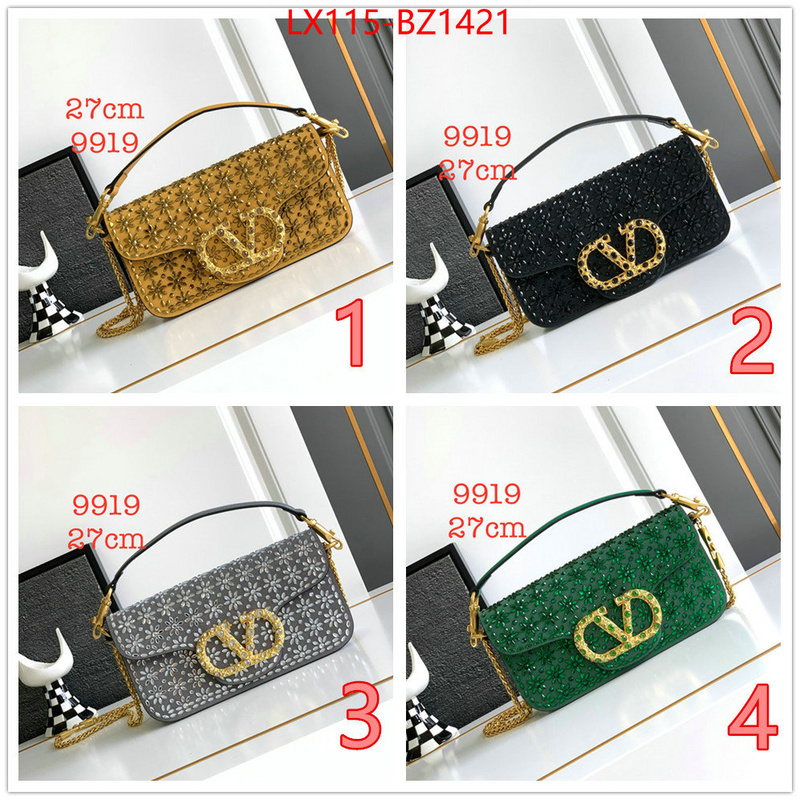 Valentino Bags(4A)-Crossbody- best replica new style ID: BZ1421 $: 115USD,