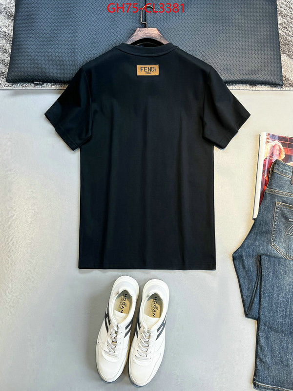 Clothing-Fendi sell high quality ID: CL3381 $: 75USD
