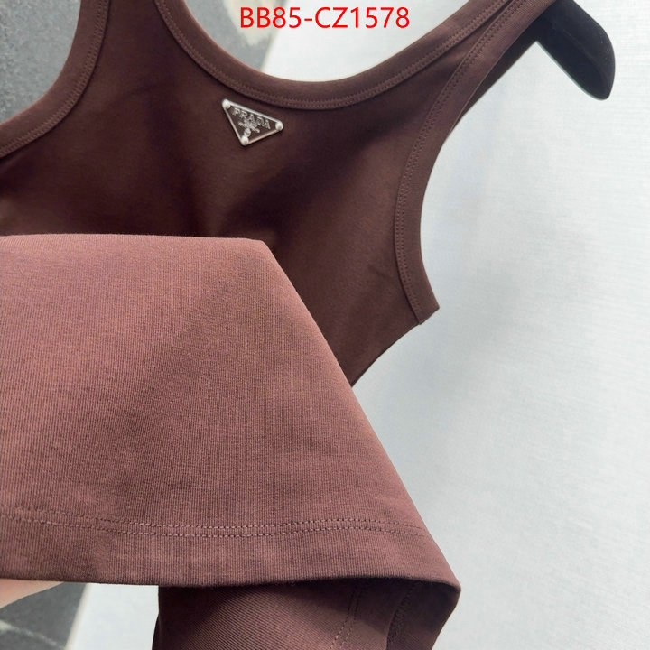 Clothing-Prada wholesale replica shop ID: CZ1578 $: 85USD