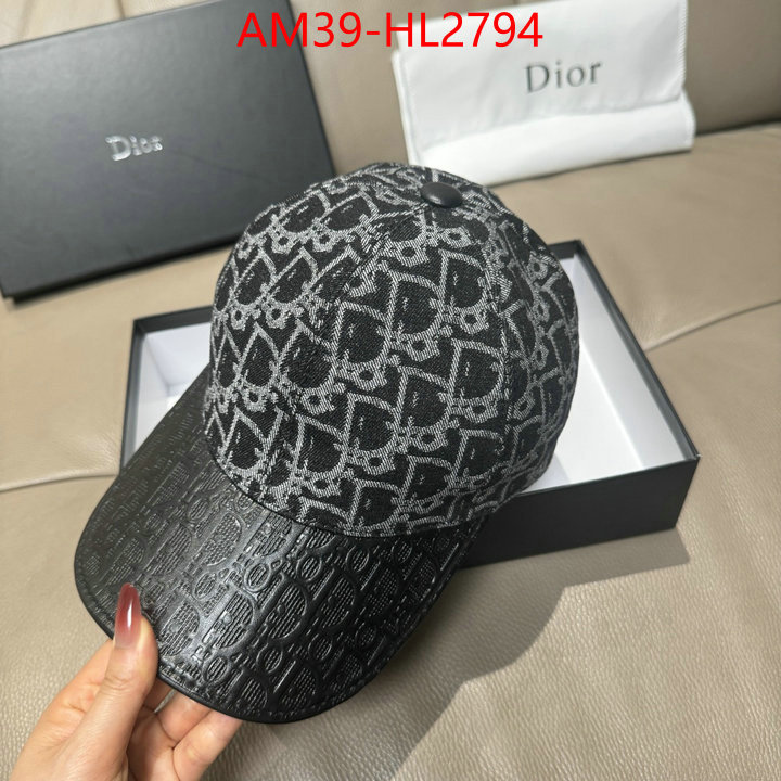 Cap (Hat)-Dior best fake ID: HL2794 $: 39USD