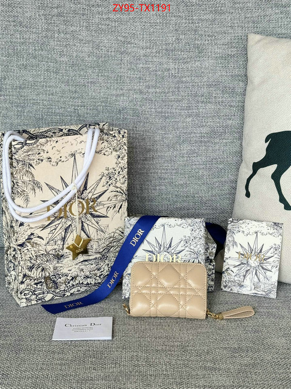 Dior Bags(TOP)-Wallet- top quality designer replica ID: TX1191 $: 95USD,