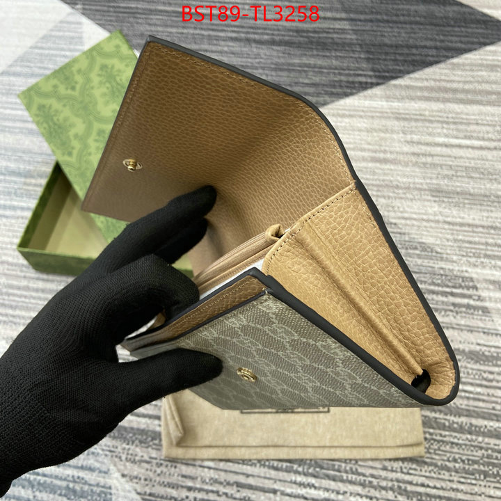 Gucci Bags(TOP)-Wallet- highest quality replica ID: TL3258 $: 89USD,