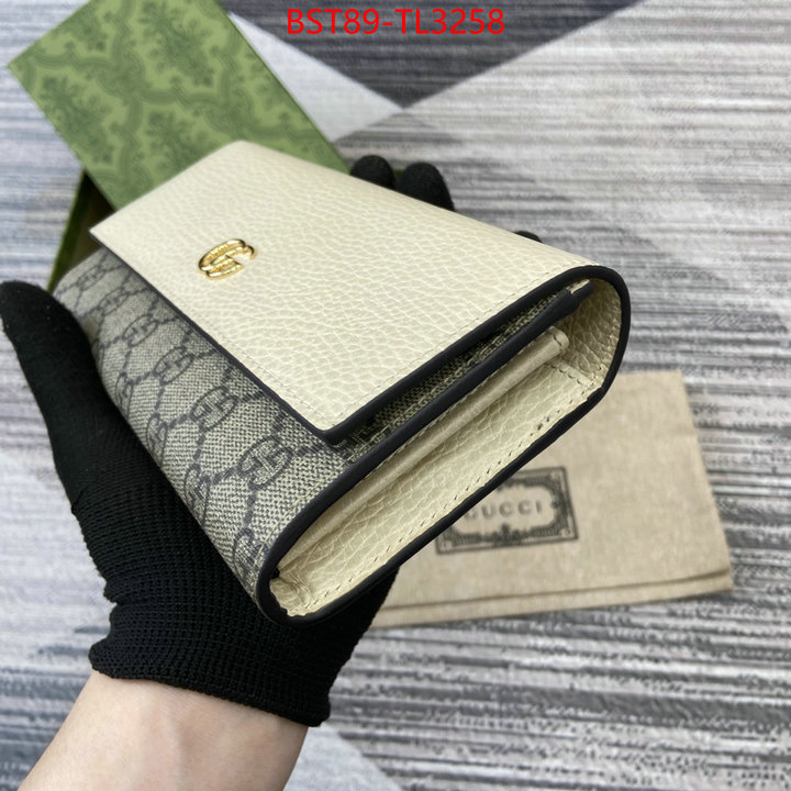 Gucci Bags(TOP)-Wallet- highest quality replica ID: TL3258 $: 89USD,