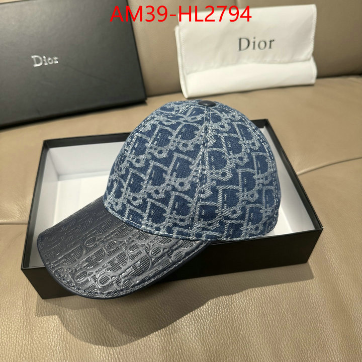 Cap (Hat)-Dior best fake ID: HL2794 $: 39USD