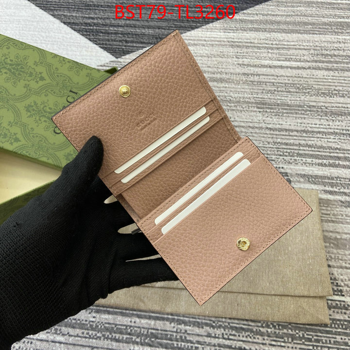 Gucci Bags(TOP)-Wallet- what best replica sellers ID: TL3260 $: 79USD,