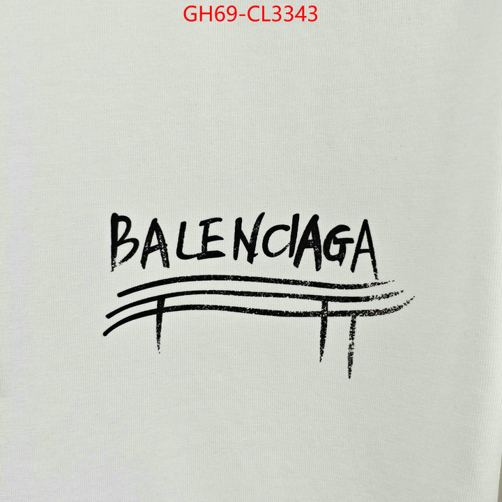 Clothing-Balenciaga high quality ID: CL3343 $: 69USD