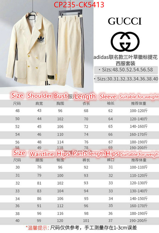 Clothing-Gucci best fake ID: CK5413
