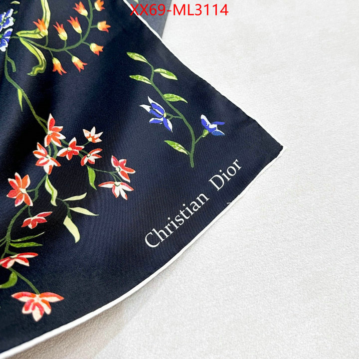Scarf-Dior 2024 aaaaa replica customize ID: ML3114 $: 69USD