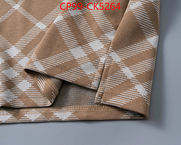 Clothing-Burberry best luxury replica ID: CK5264 $: 99USD