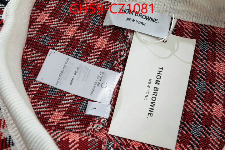 Clothing-Thom Browne buy high-quality fake ID: CZ1081 $: 59USD