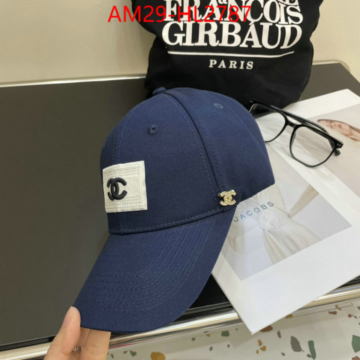 Cap (Hat)-Chanel luxury 7 star replica ID: HL2786 $: 29USD