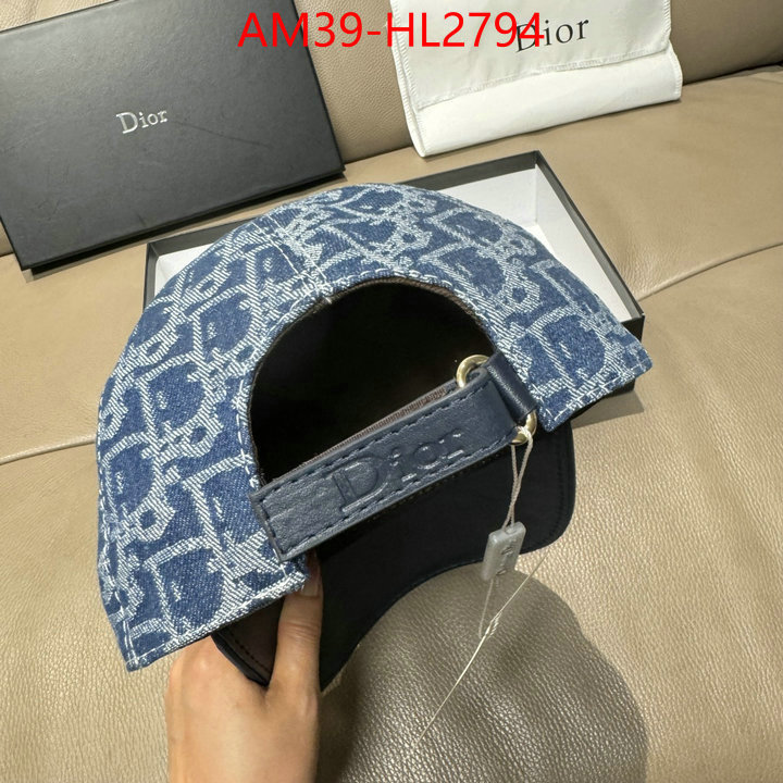 Cap (Hat)-Dior best fake ID: HL2794 $: 39USD
