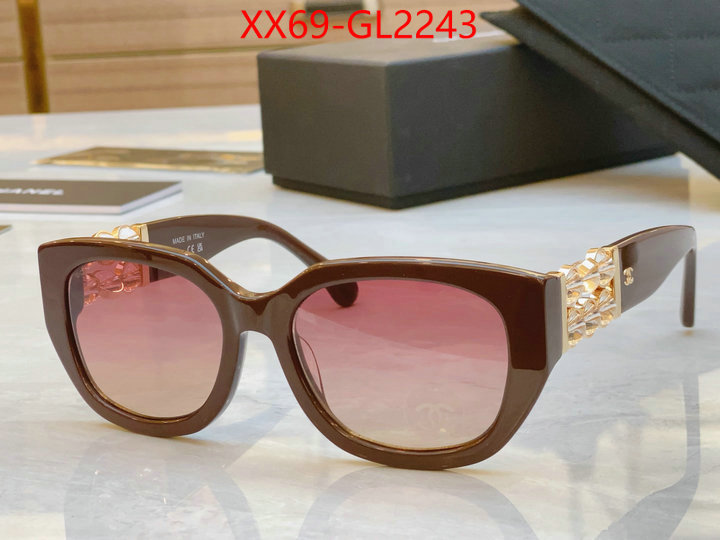 Glasses-Chanel designer high replica ID: GL2243 $: 69USD