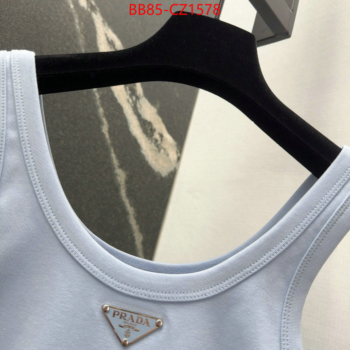 Clothing-Prada wholesale replica shop ID: CZ1578 $: 85USD