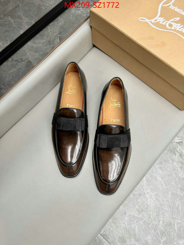 Men Shoes-Christian Louboutin fake ID: SZ1772 $: 209USD-shoes yupoo Men Shoes-Christian Louboutin fake ID: SZ1772 $: 209USD