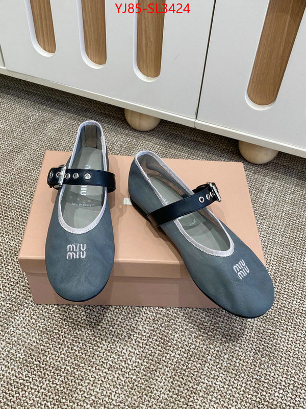 Women Shoes-Miu Miu buy high-quality fake ID: SL3424 $: 85USD