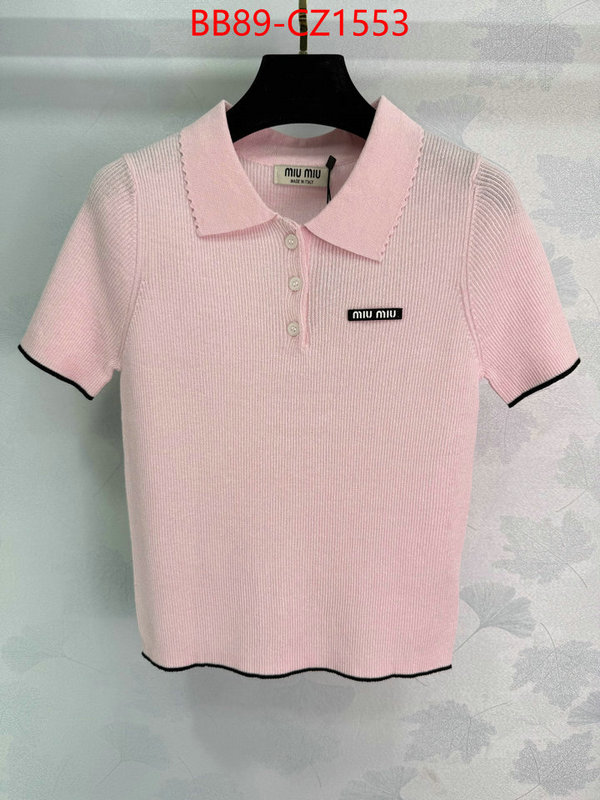 Clothing-MIU MIU sell online luxury designer ID: CZ1553 $: 89USD