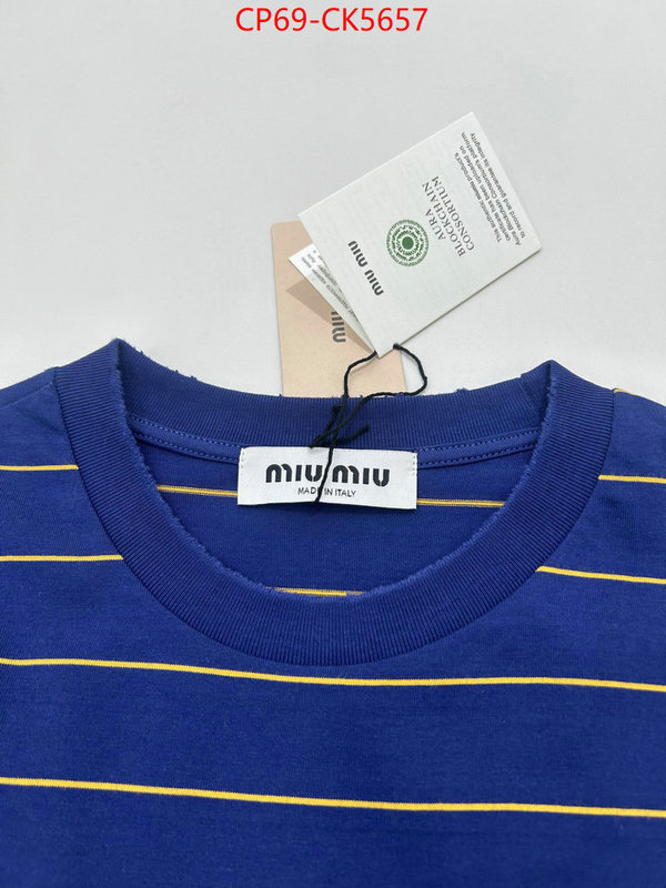 Clothing-MIU MIU where can you buy a replica ID: CK5657 $: 69USD