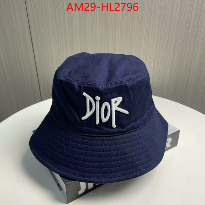 Cap (Hat)-Dior high-end designer ID: HL2796 $: 29USD