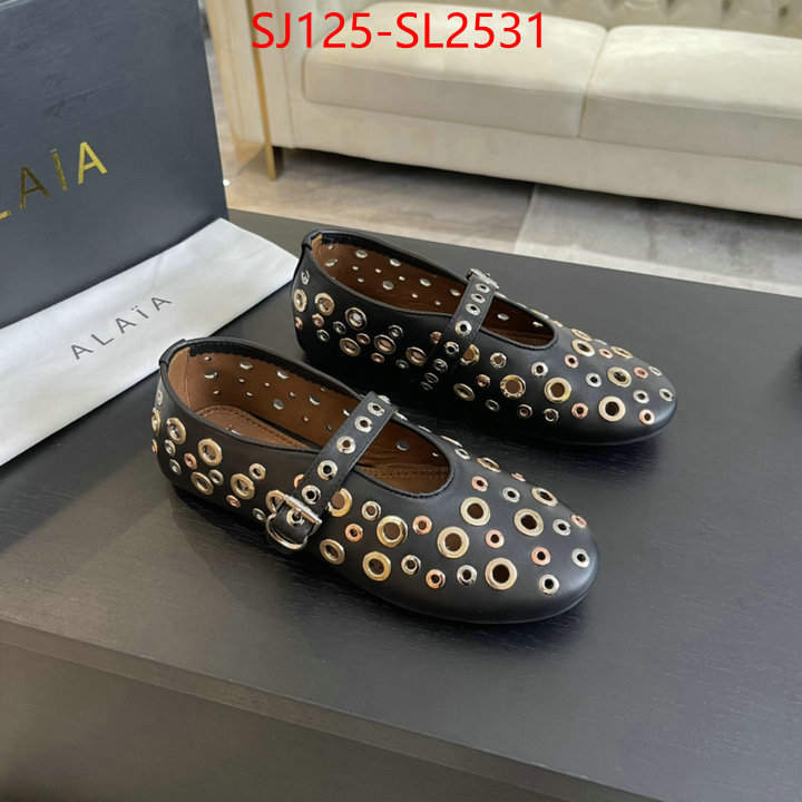 Women Shoes-ALAIA fake aaaaa ID: SL2531 $: 125USD