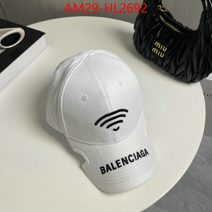Cap(Hat)-Balenciaga for sale cheap now ID: HL2692 $: 29USD