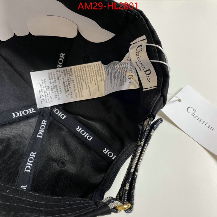 Cap (Hat)-Dior designer 7 star replica ID: HL2801 $: 29USD
