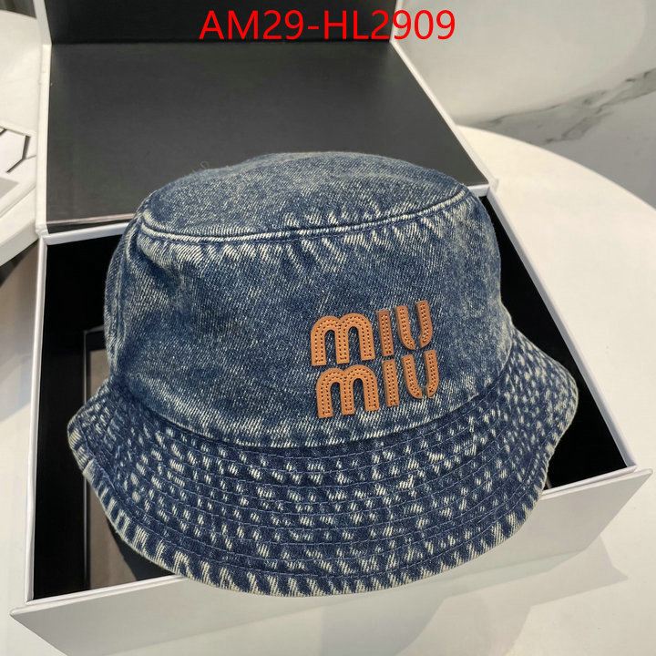 Cap(Hat)-Miu Miu designer 7 star replica ID: HL2909 $: 29USD