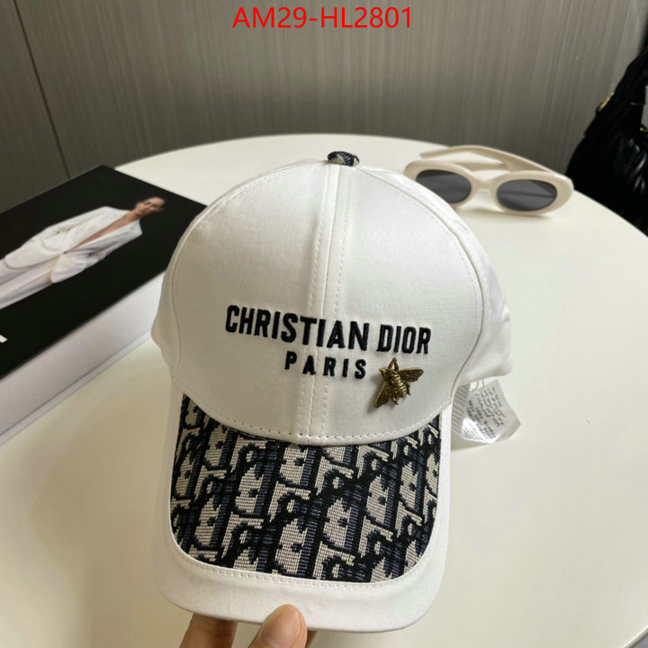 Cap (Hat)-Dior designer 7 star replica ID: HL2801 $: 29USD