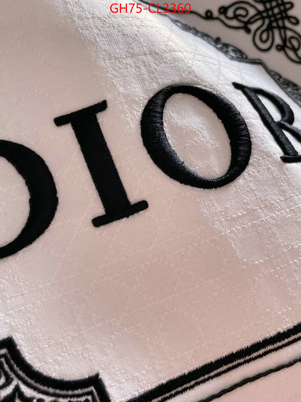 Clothing-Dior copy aaaaa ID: CL3360 $: 75USD