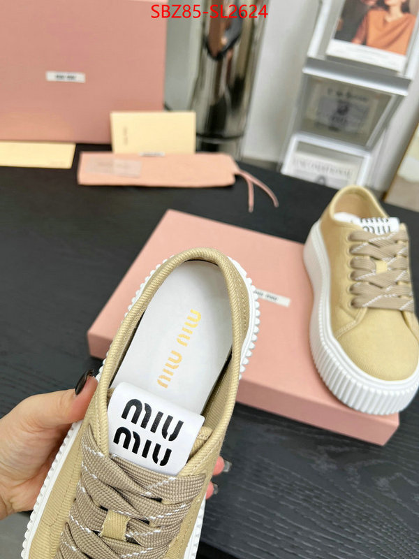Women Shoes-Miu Miu designer 1:1 replica ID: SL2624 $: 85USD