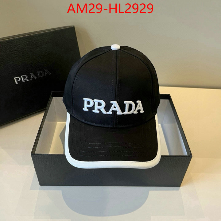 Cap (Hat)-Prada high quality designer ID: HL2929 $: 29USD
