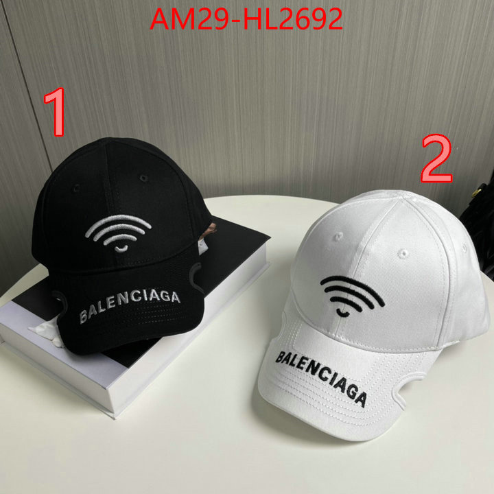 Cap(Hat)-Balenciaga for sale cheap now ID: HL2692 $: 29USD