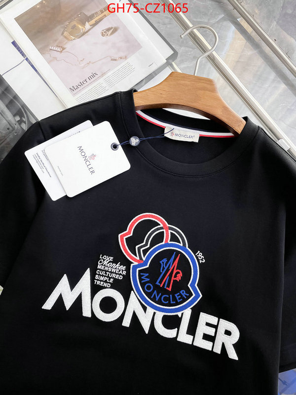 Clothing-Moncler outlet sale store ID: CZ1065 $: 75USD