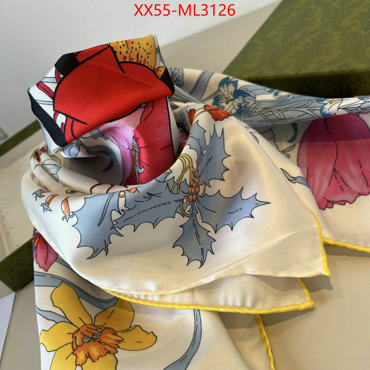 Scarf-Gucci designer ID: ML3126 $: 55USD
