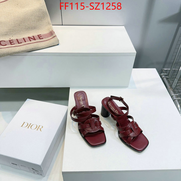 Women Shoes-Dior wholesale 2024 replica ID: SZ1258 $: 115USD