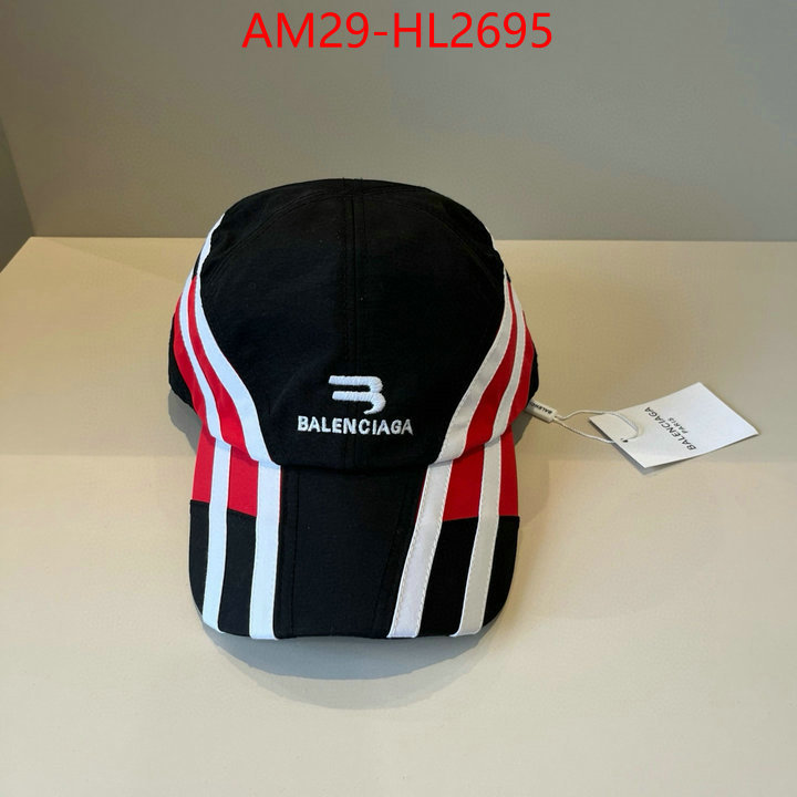 Cap(Hat)-Balenciaga replica designer ID: HL2695 $: 29USD
