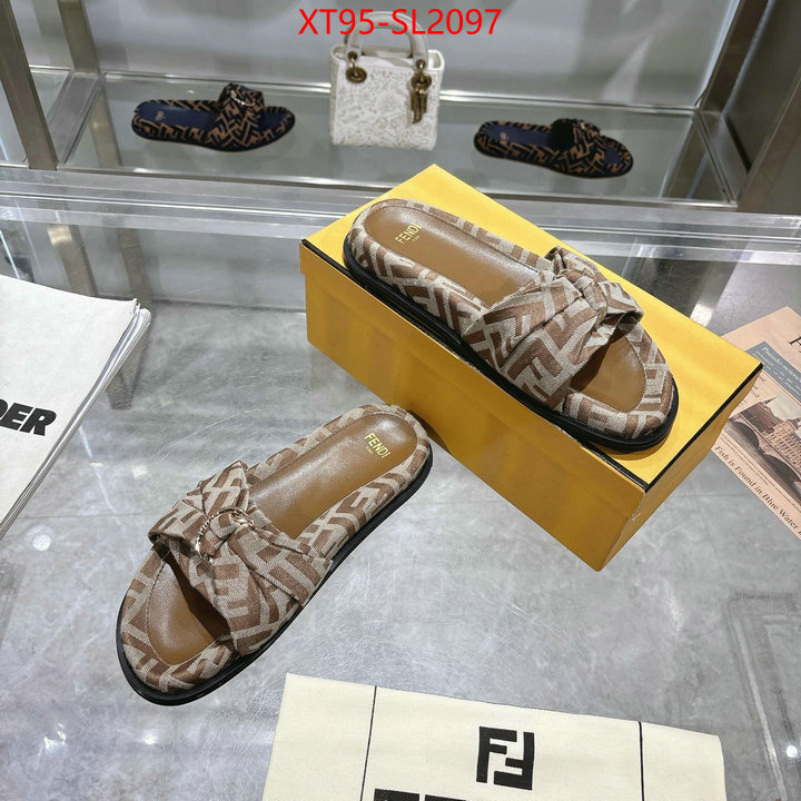 Women Shoes-Fendi designer 1:1 replica ID: SL2097 $: 95USD