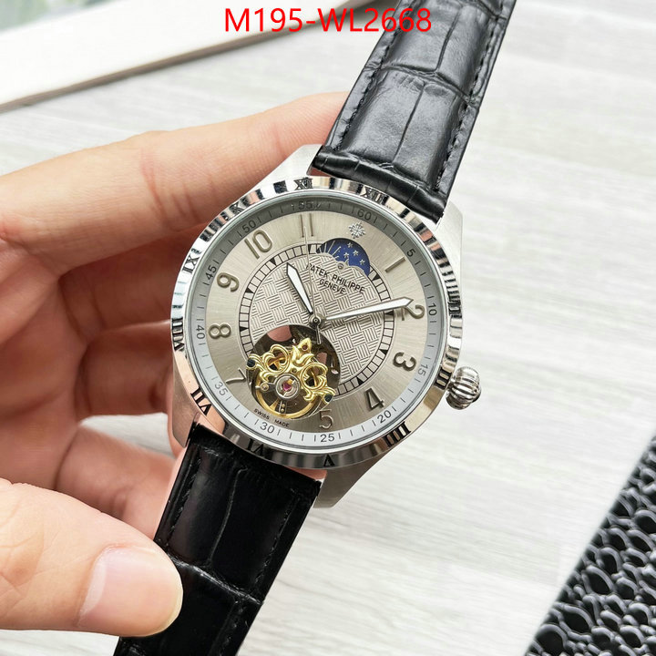 Watch(4A)-Patek Philippe buy luxury 2024 ID: WL2668 $: 195USD