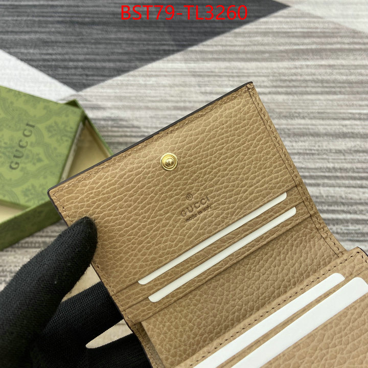 Gucci Bags(TOP)-Wallet- what best replica sellers ID: TL3260 $: 79USD,
