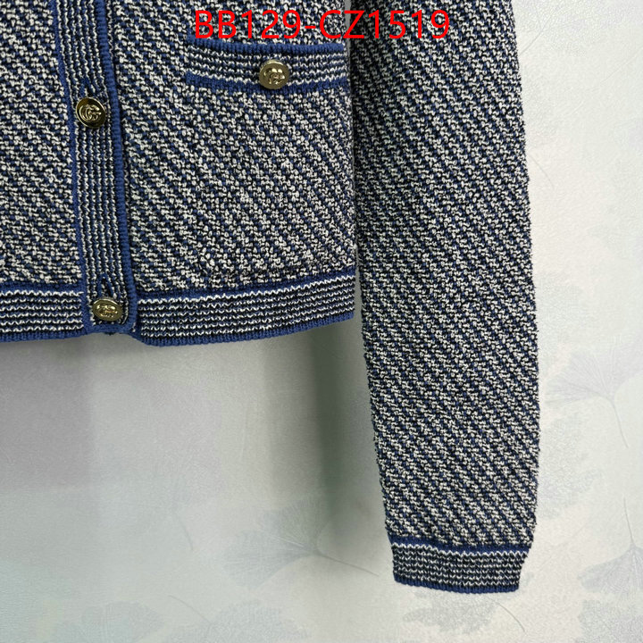 Clothing-Gucci fake aaaaa ID: CZ1519 $: 129USD