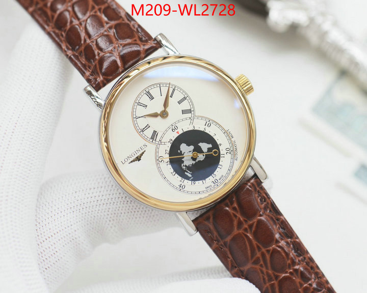 Watch(TOP)-Longines 1:1 ID: WL2728 $: 209USD-shoes yupoo Watch(TOP)-Longines 1:1 ID: WL2728 $: 209USD