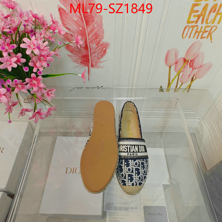 Women Shoes-Dior for sale online ID: SZ1849 $: 79USD