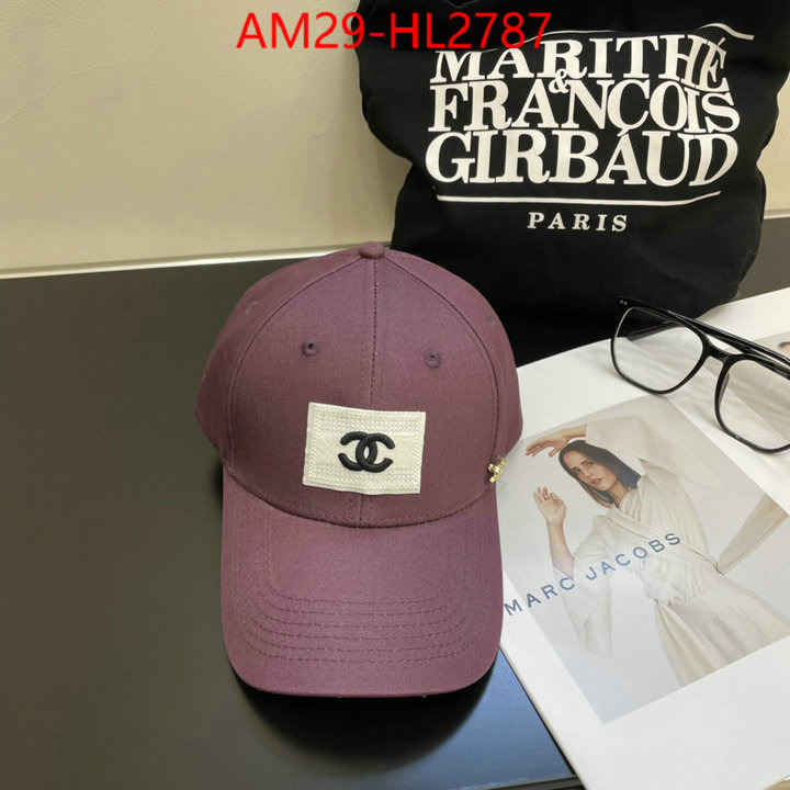 Cap (Hat)-Chanel luxury 7 star replica ID: HL2786 $: 29USD