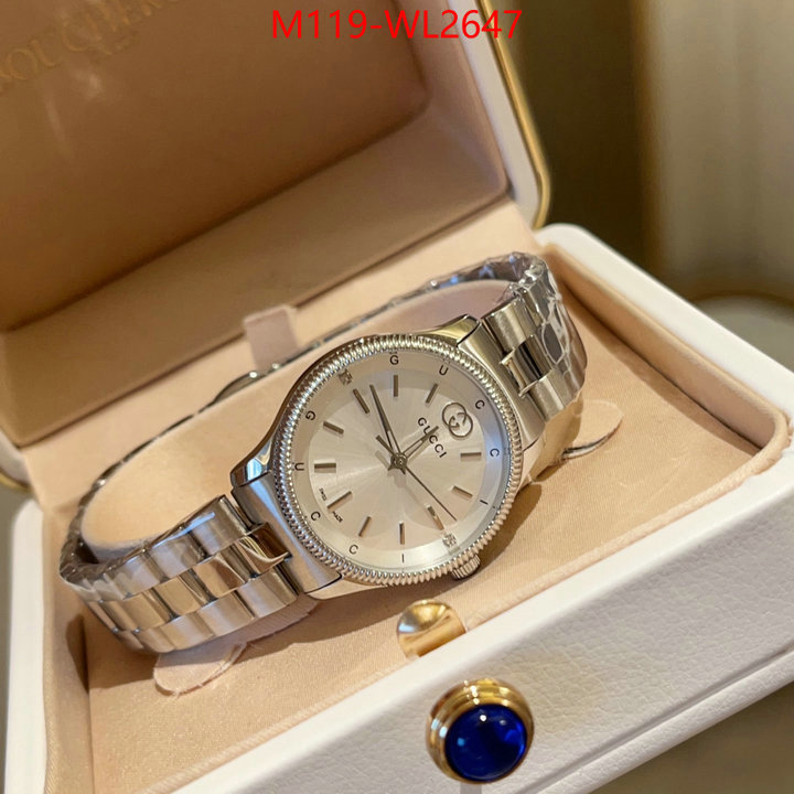 Watch(4A)-Gucci fake high quality ID: WL2647 $: 119USD